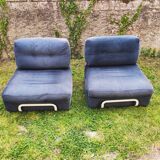 Pair of vintage Rorberg low chairs from Ikea