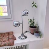 Pair of vintage space age eyeball lamps