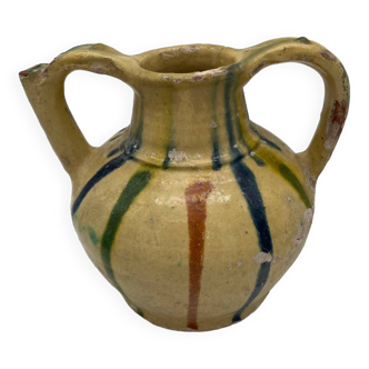 Orjol in glazed yellow terracotta south west France 19th century