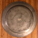 Antique pewter dish