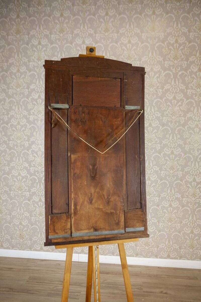 Art Nouveau Wall Mirror in Oak Frame, Early 20th Century