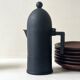 Black coffee maker design "La Cupola", Aldo Rossi for Alessi Italy 1988