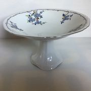 Old shower tray with forget-me-not flowers, Czechoslovakia.