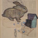 Once upon a time, Bilal Bahir, mixed media, 2020