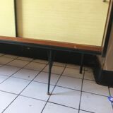 Yellow formica sideboard
