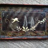 Lacquered wooden tray