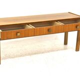 Scandinavian walnut chest of drawers, Sweden, 1960
