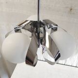 Lustre Space-Age in chrome and opaline - 1970s