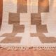Handmade pure wool rug, custom size 2/3 m.