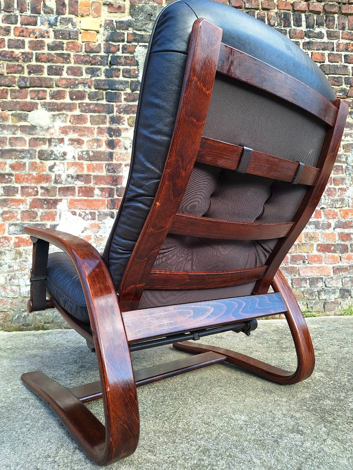 Vintage Panter recliner chair, designer Arnt Lande for Westnofa