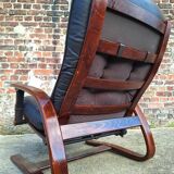 Vintage Panter recliner chair, designer Arnt Lande for Westnofa