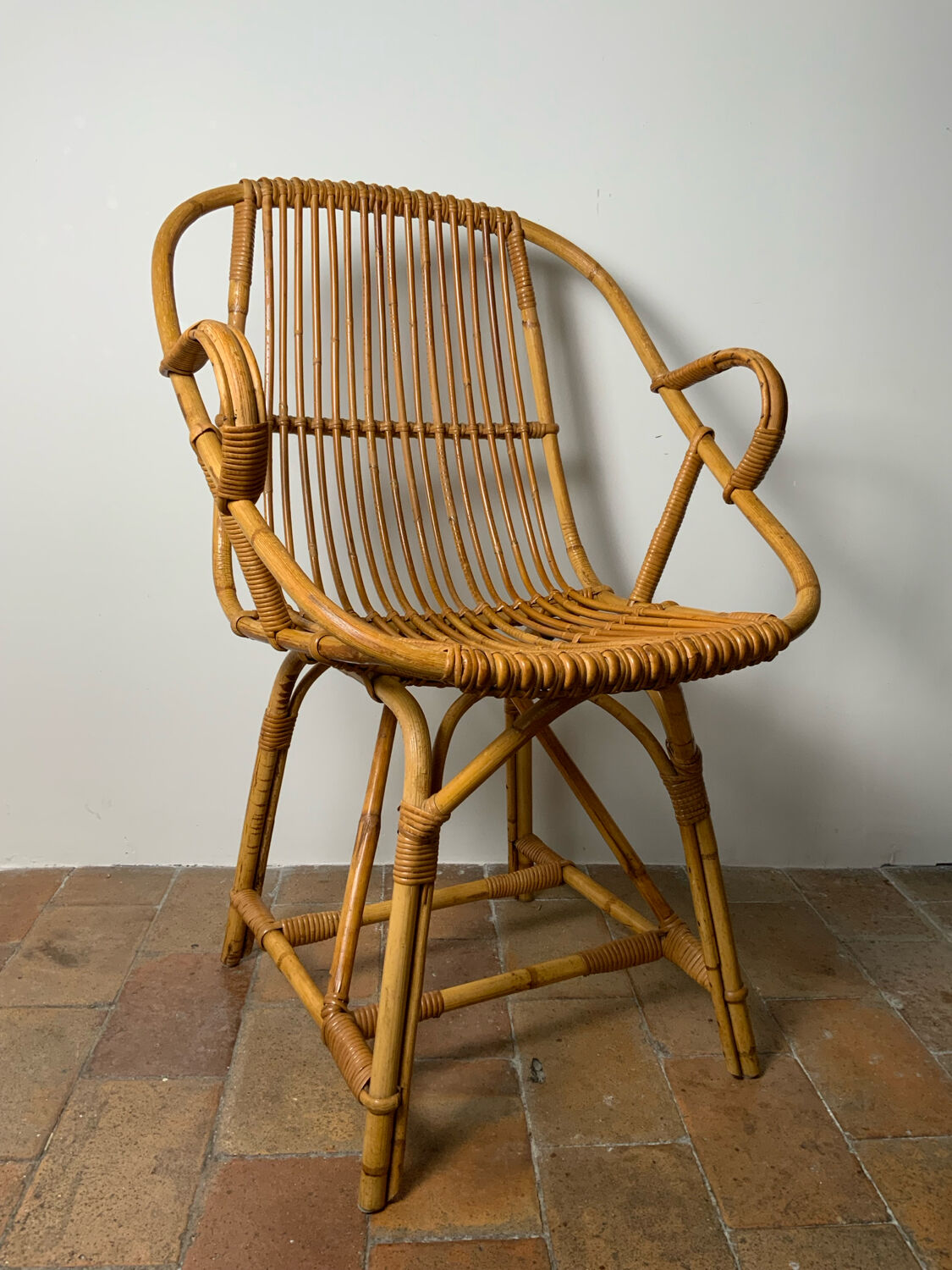 Vintage rattan chair