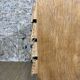 Vintage Chest of Drawers 50's Light Oak Compass Feet 4 Drawers Restyled