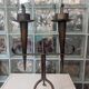 Paire de bougeoirs brutalistes