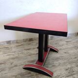 Red bistro table 50s