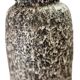 Vintage brown beige ceramic vase