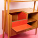 Vintage Mid Century room divider door 'Jirak' voor 'Tatra'
