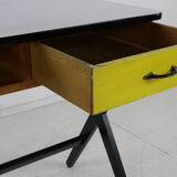 Mid century wooden desk by Coen de Vries for Devo Holland