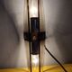 Pair of vintage design double fires smoked glass