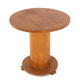 Art deco pedestal side table