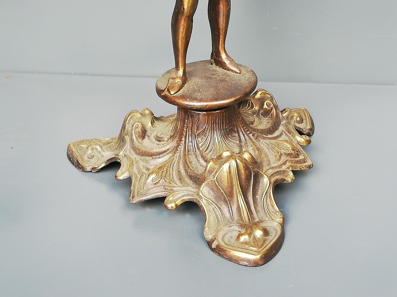 Pair of old candlesticks