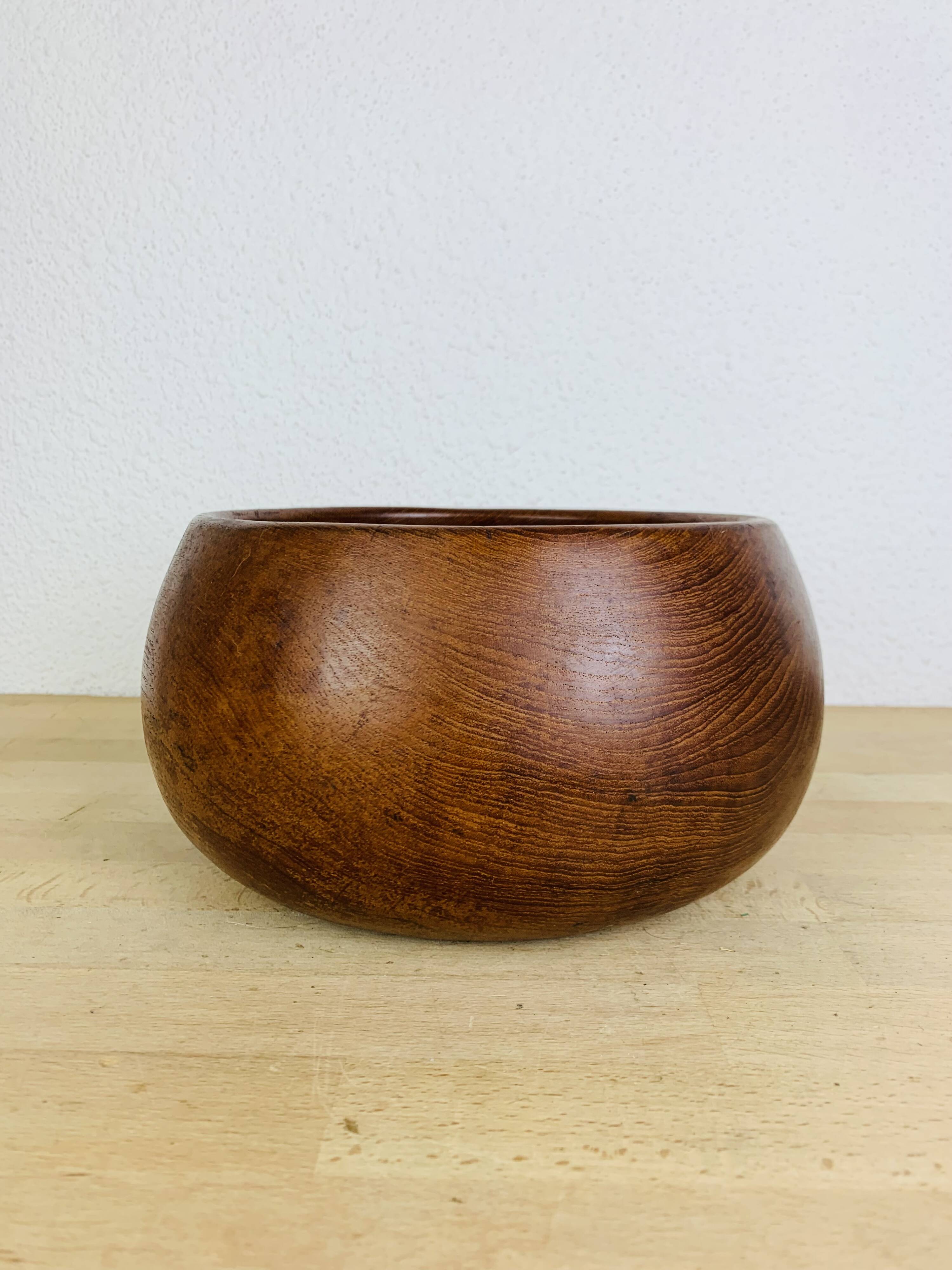 Danish teak fruit bowl, 1960s, Scandinavian