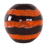 Ceramic vase, Italian design, 1960s, made in Italy