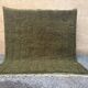 Handmade traditional pure wool rug in green, size 150 x 250 cm.