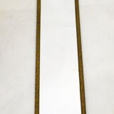 Large elongated gilded mirror