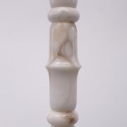 White Marble floor lamp Regency Italy 1970s
