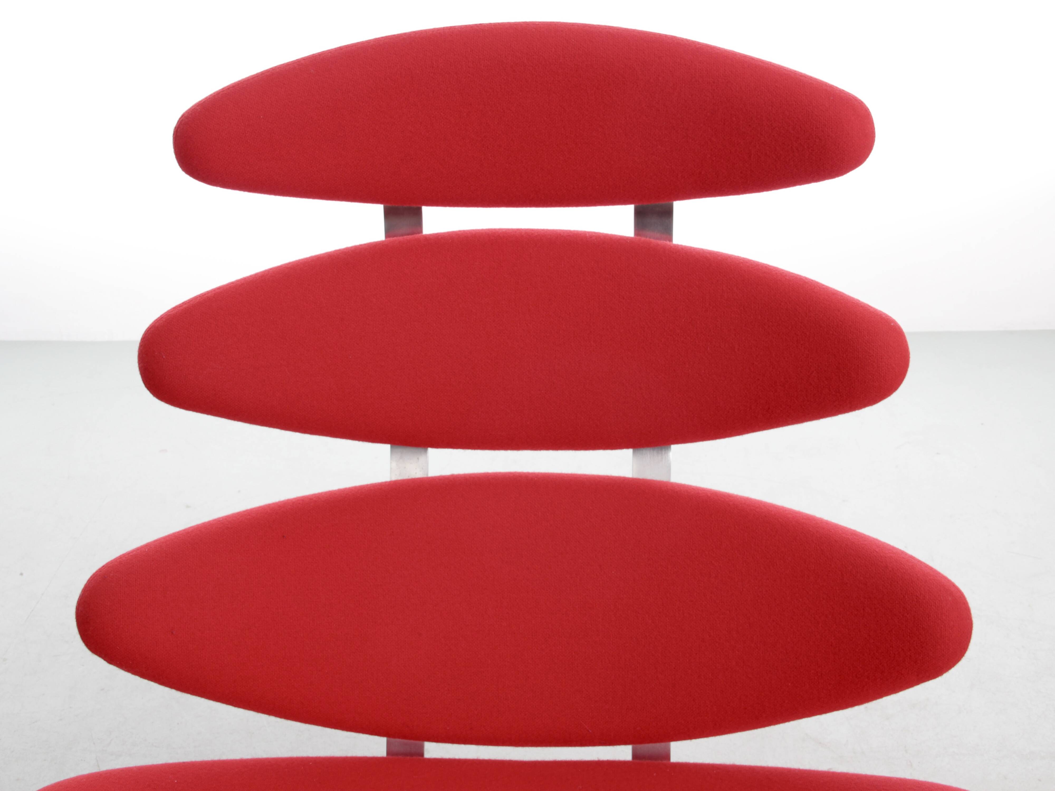 Paire de fauteuils scandinaves vintage modèle Corona