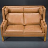 Leather Sofa 2292 by Børge Mogensen for Fredericia