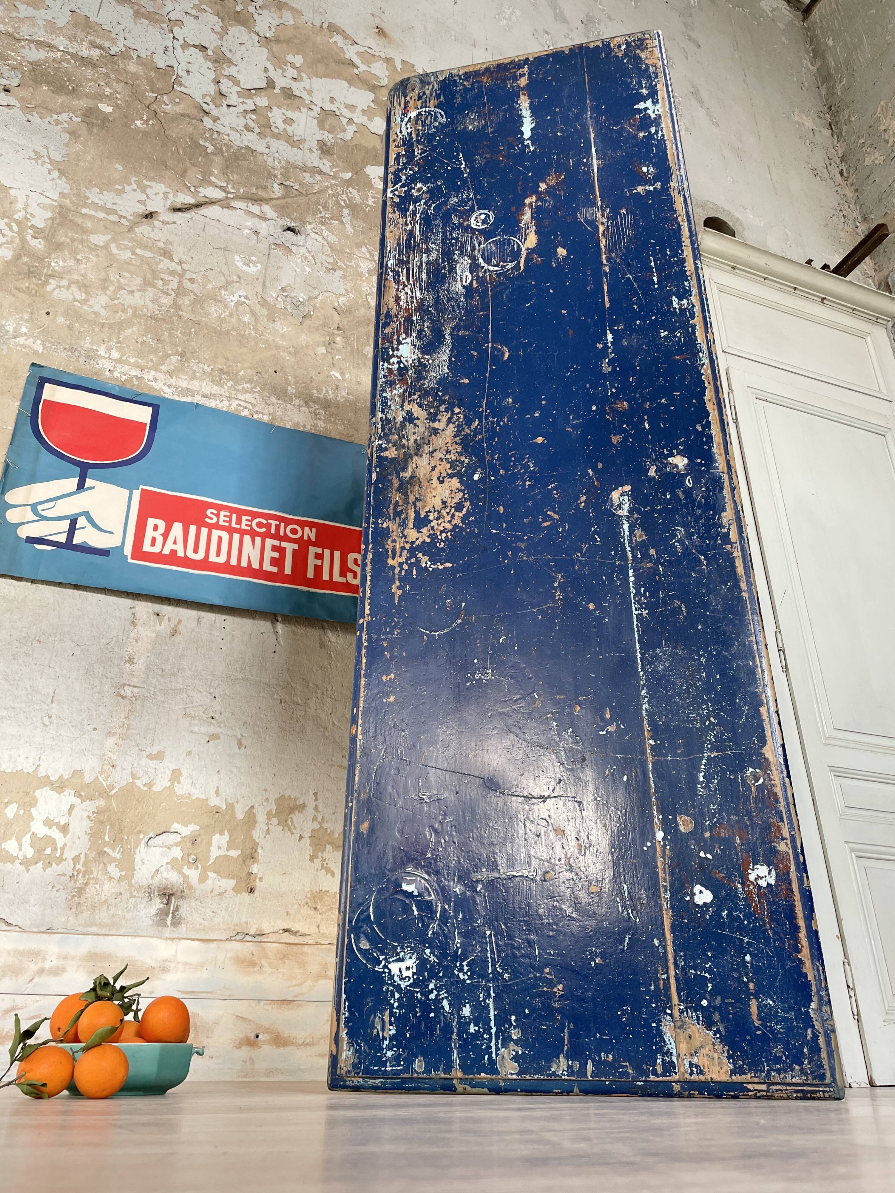 Commercial bank weathered wood panel.