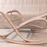 Footstool known as a "flâneuse" in bentwood by Thonet - 1910s/20s