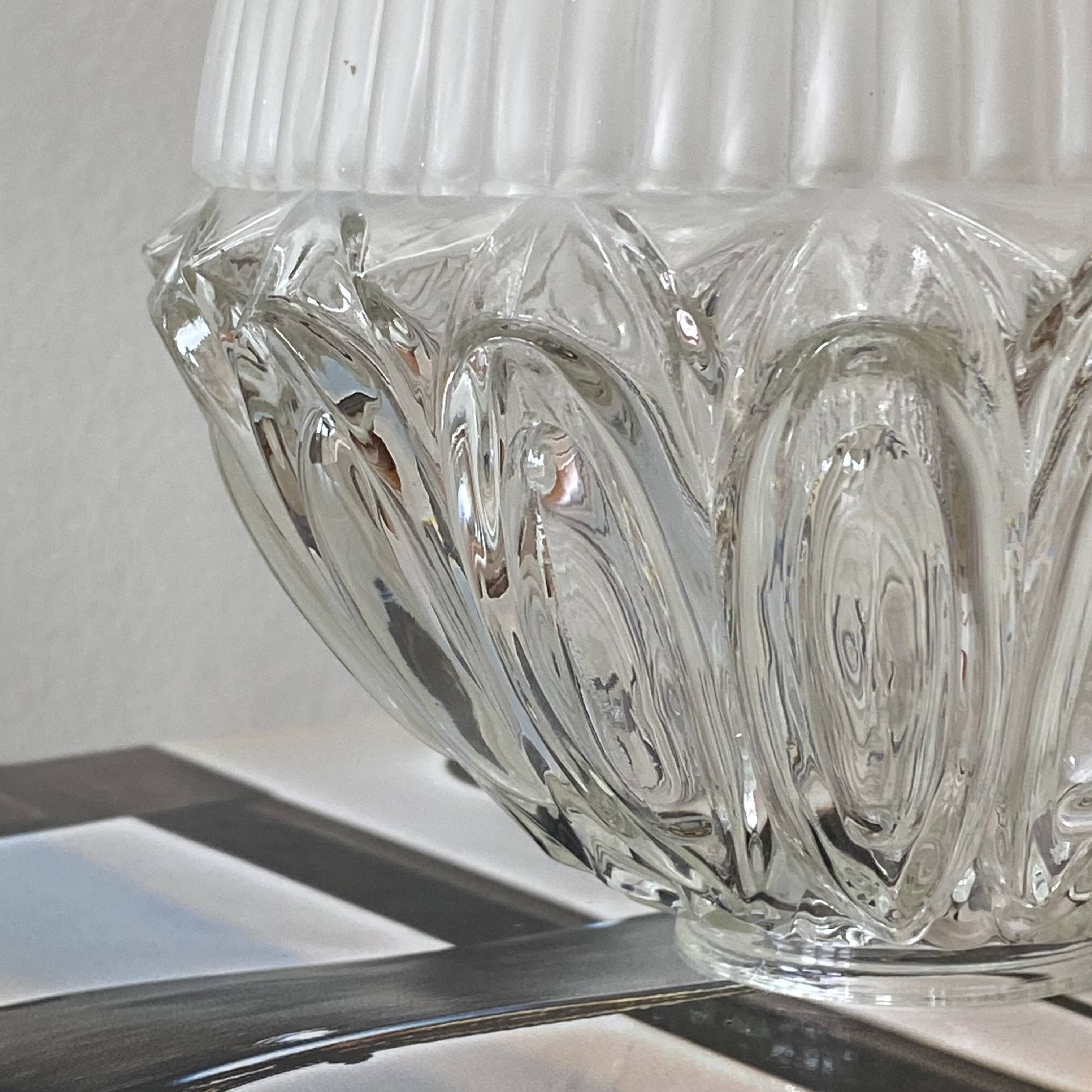 3 antique glass globes for wall lamp chandelier