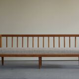 Mid Century Swedish Three Seater Sofa by Carl Malmsten, Model "Visingsö", 1960s