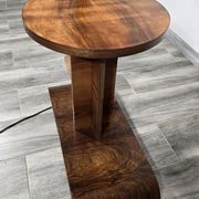 Art Deco Floor Lamp in Wood