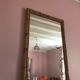 Vintage rattan mirror