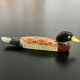 6 porte-couteaux forme canard bois laqué