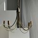 Modern metal chandelier with 5 lights