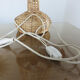 Scandinavian 70s rattan lamp