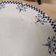 Checkerboard dessert plate - Creil and Montereau