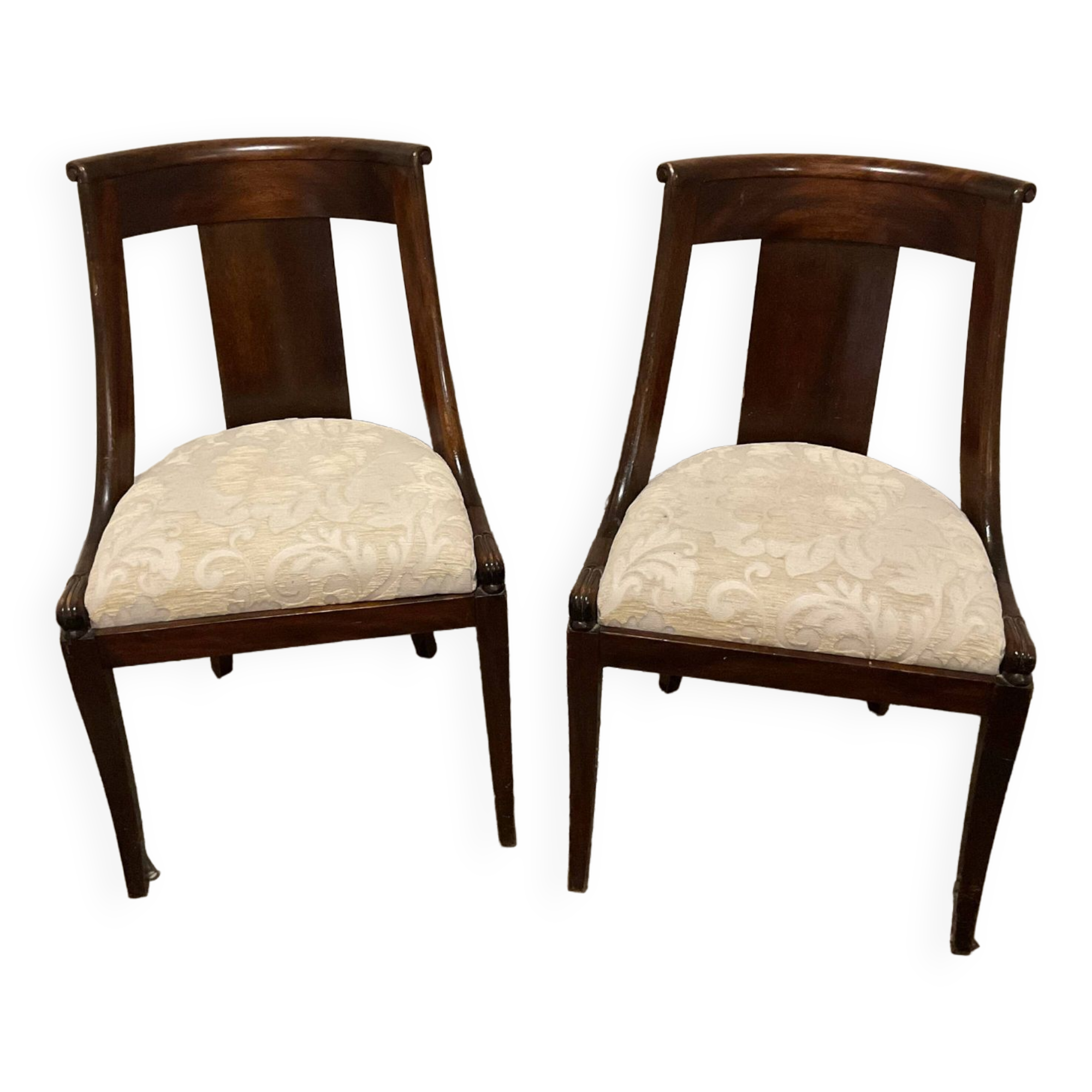 Vintage empire gondola chairs
