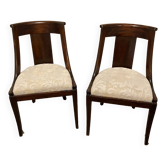 Chaises gondoles empire d’époque