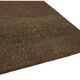Tapis tribal unique noué à la main en laine brune 244 cm x 309 cm