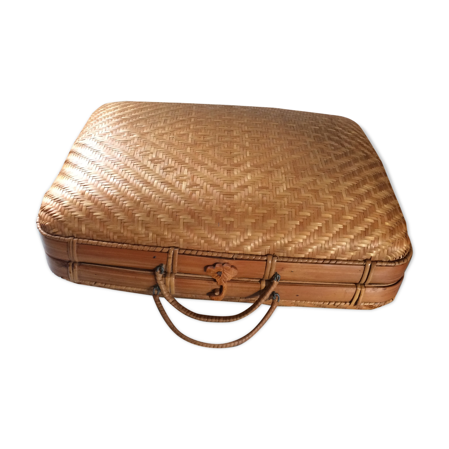 Vintage wicker case