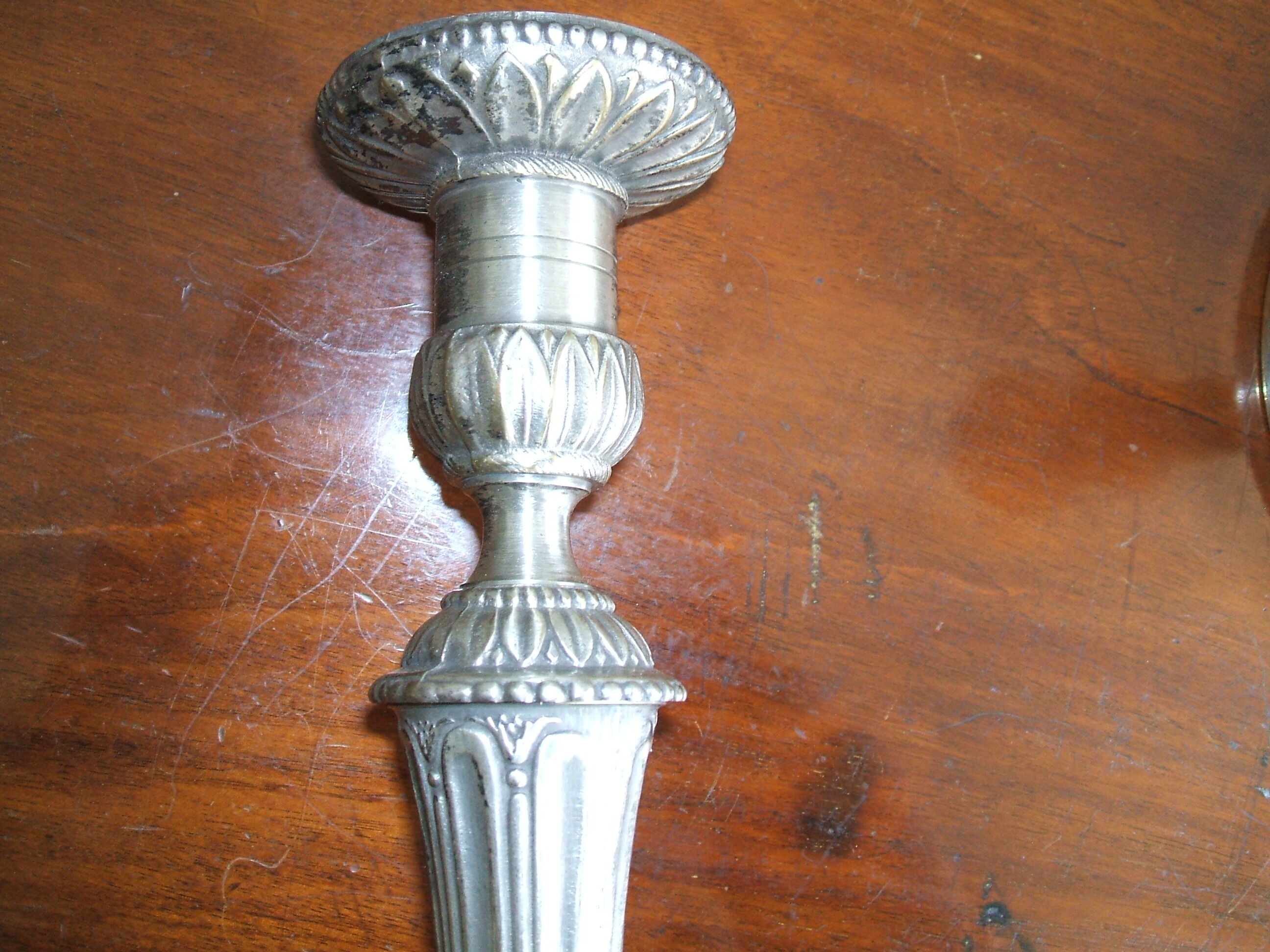 Pair of candlesticks Louis XVI