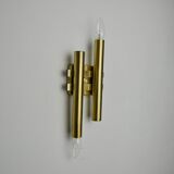 Tubular wall lamp by Maison Sciolari, 2 lights, Italy, 1970