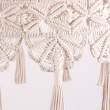 Macrame pendant light