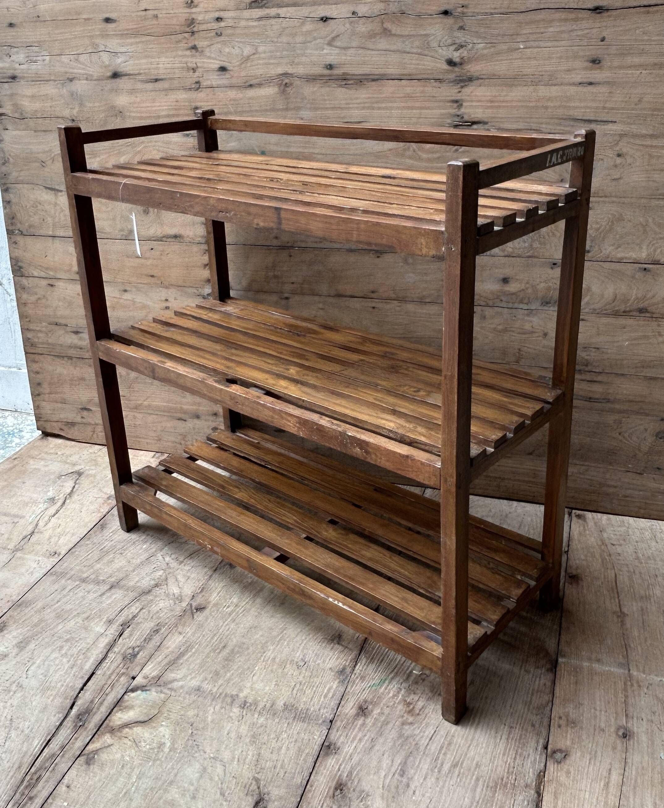 teak shelf from Burma